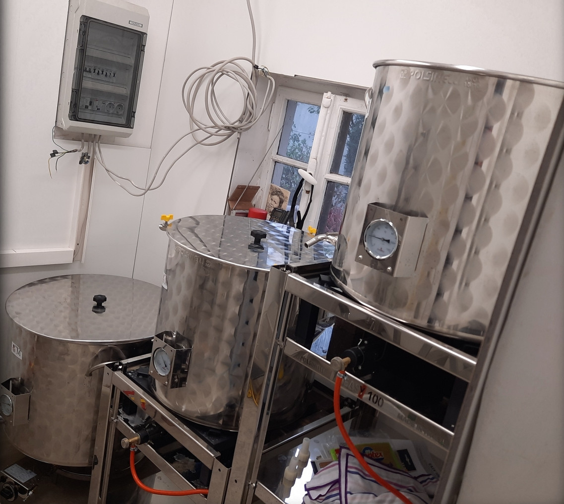 Einblick in die Donnerbräu-Brauerei